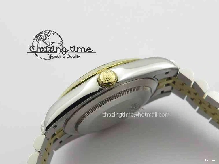 MiroTime 0125 Casual DateJust II 41mm SS YG BP Maker Best Edition White Dial On Jubilee Bracelet 3673